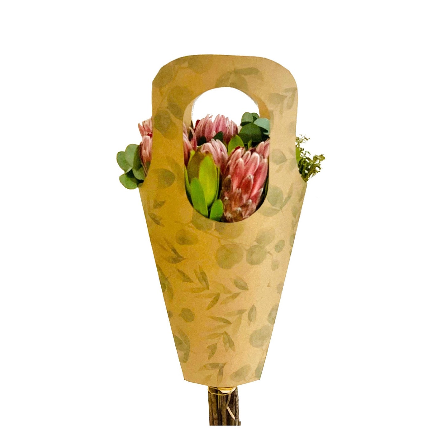 Bouquet Carry Bag 1 - Eucalyptus (Pack of 20)