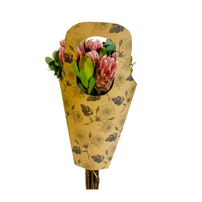 Bouquet Carry Bag 1 - Rose (Pack of 20)