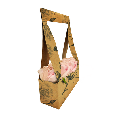 Bouquet Carry Box 1 - Rose (Pack of 20)