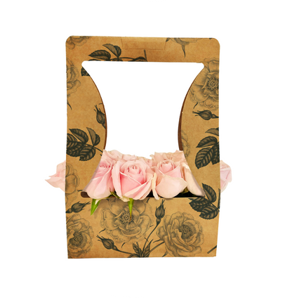 Bouquet Carry Box 1 - Rose (Pack of 20)