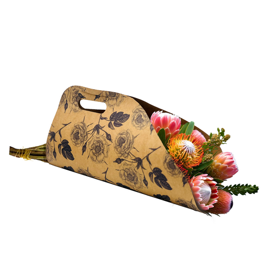 Bouquet Delivery Carry Bag 1 - Rose (Pack of 20)