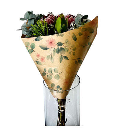 Eco Bouquet Sleeve 2 - Eucalyptus Flower (Pack of 20)