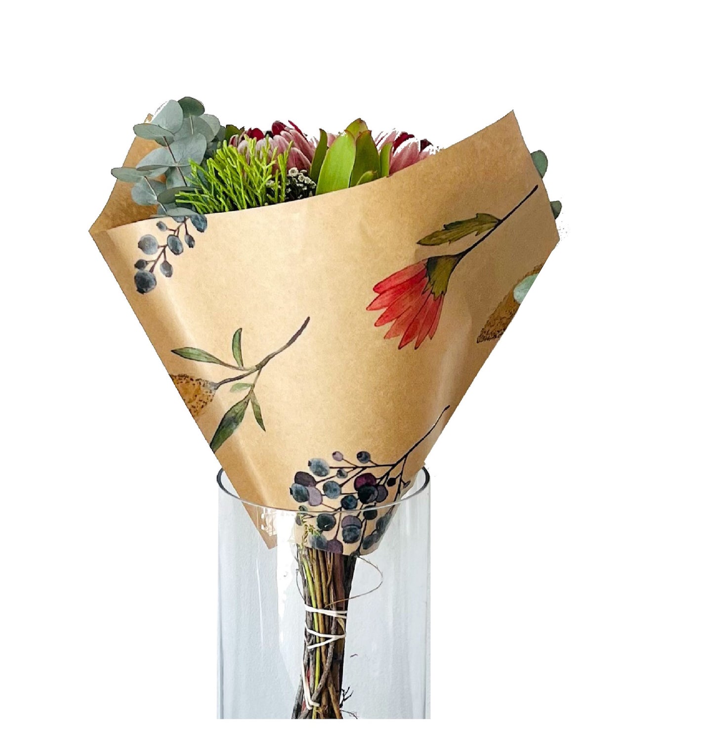 Eco Bouquet Sleeve 2 - Fynbos (Pack of 20)